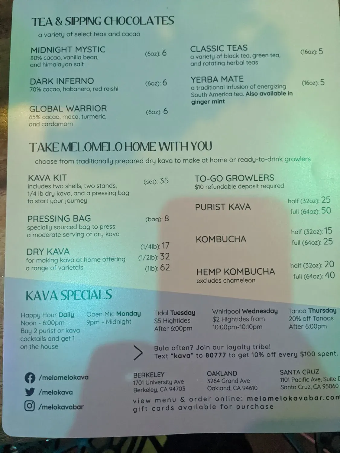 Menu 4