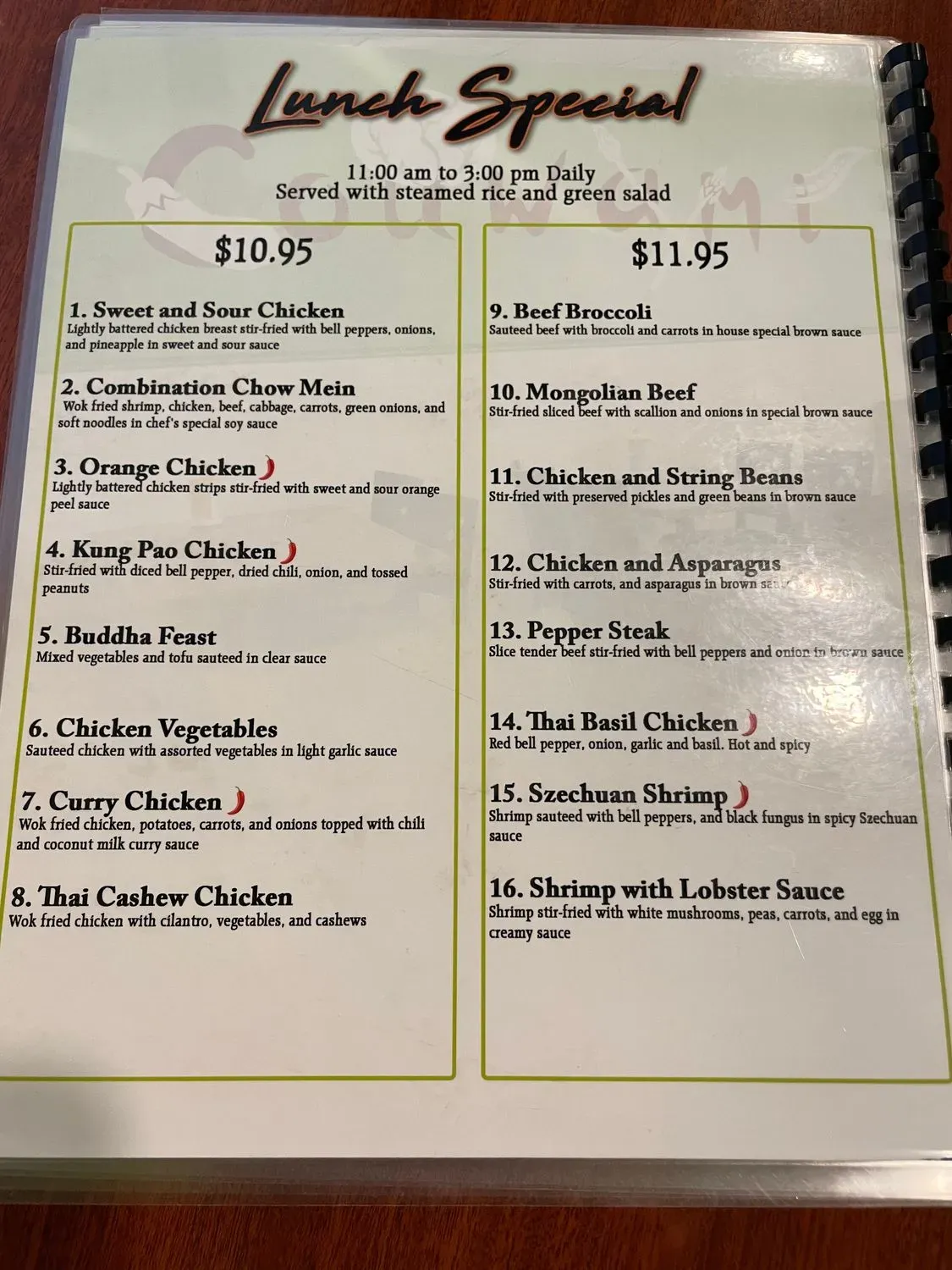 Menu 6