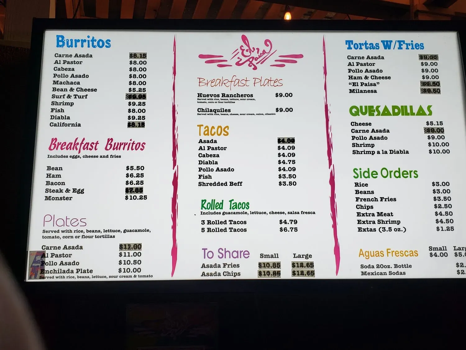 Menu 3