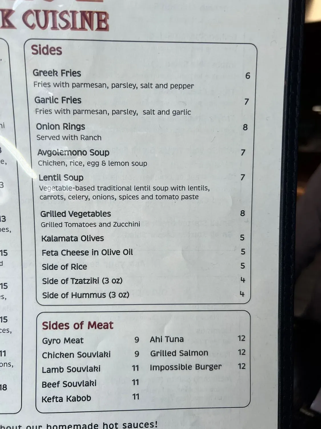 Menu 3