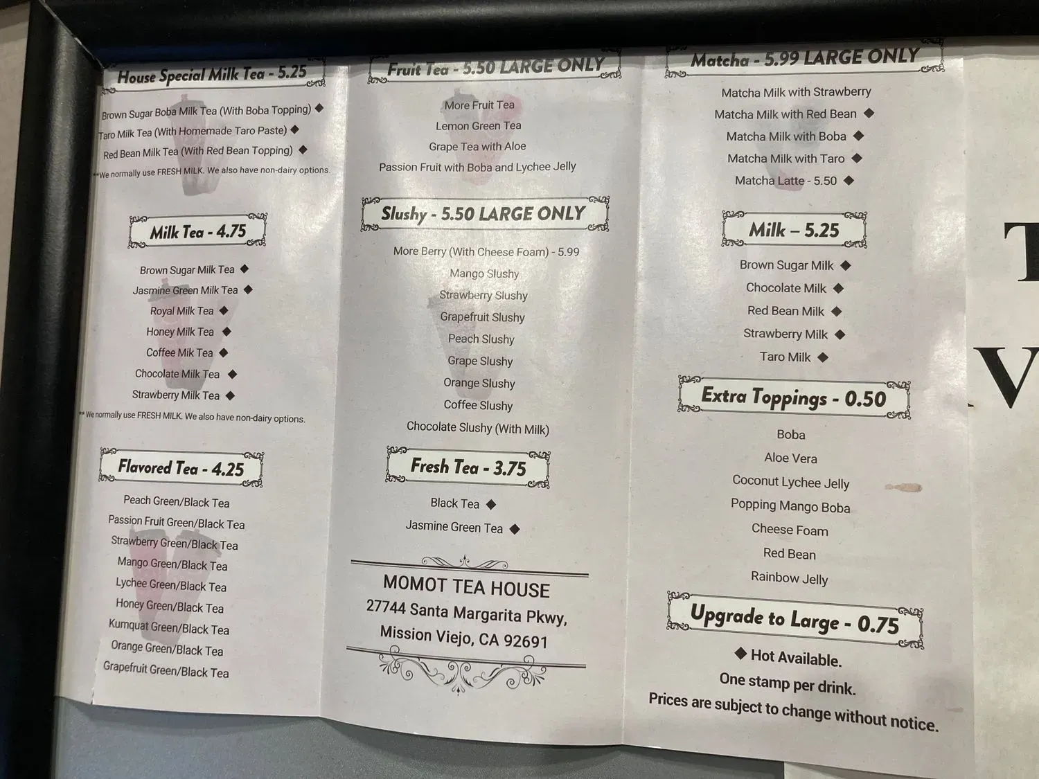 Menu 4