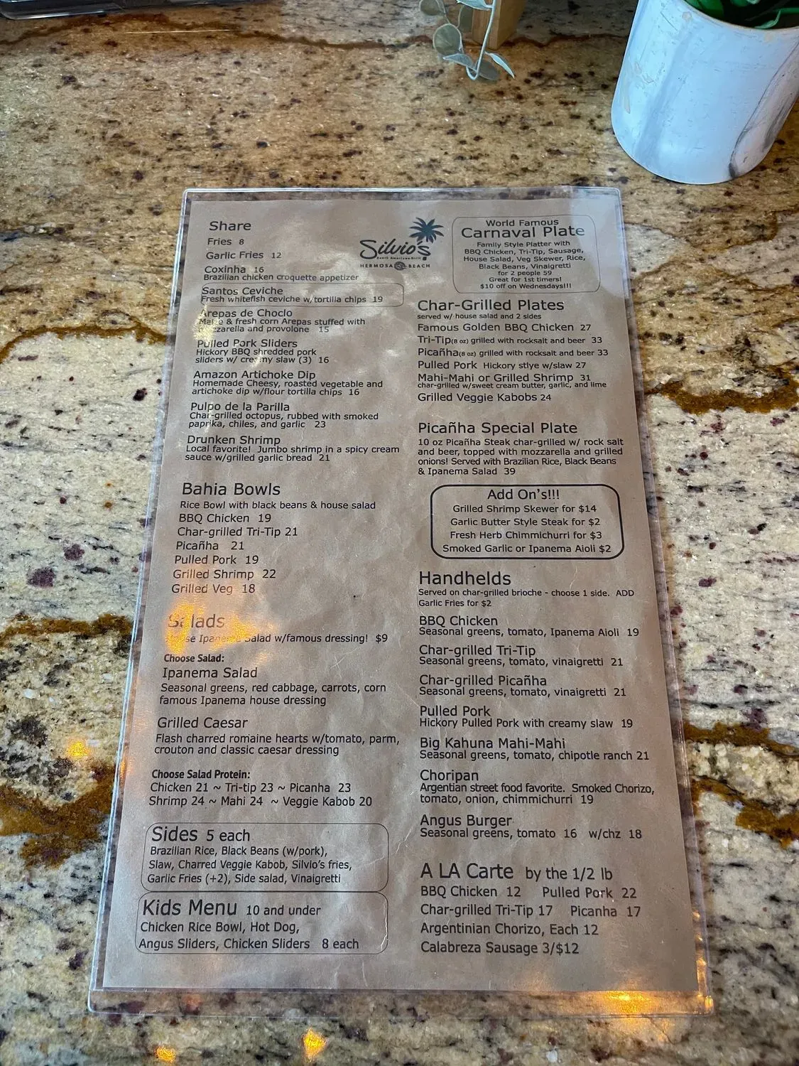 Menu 4