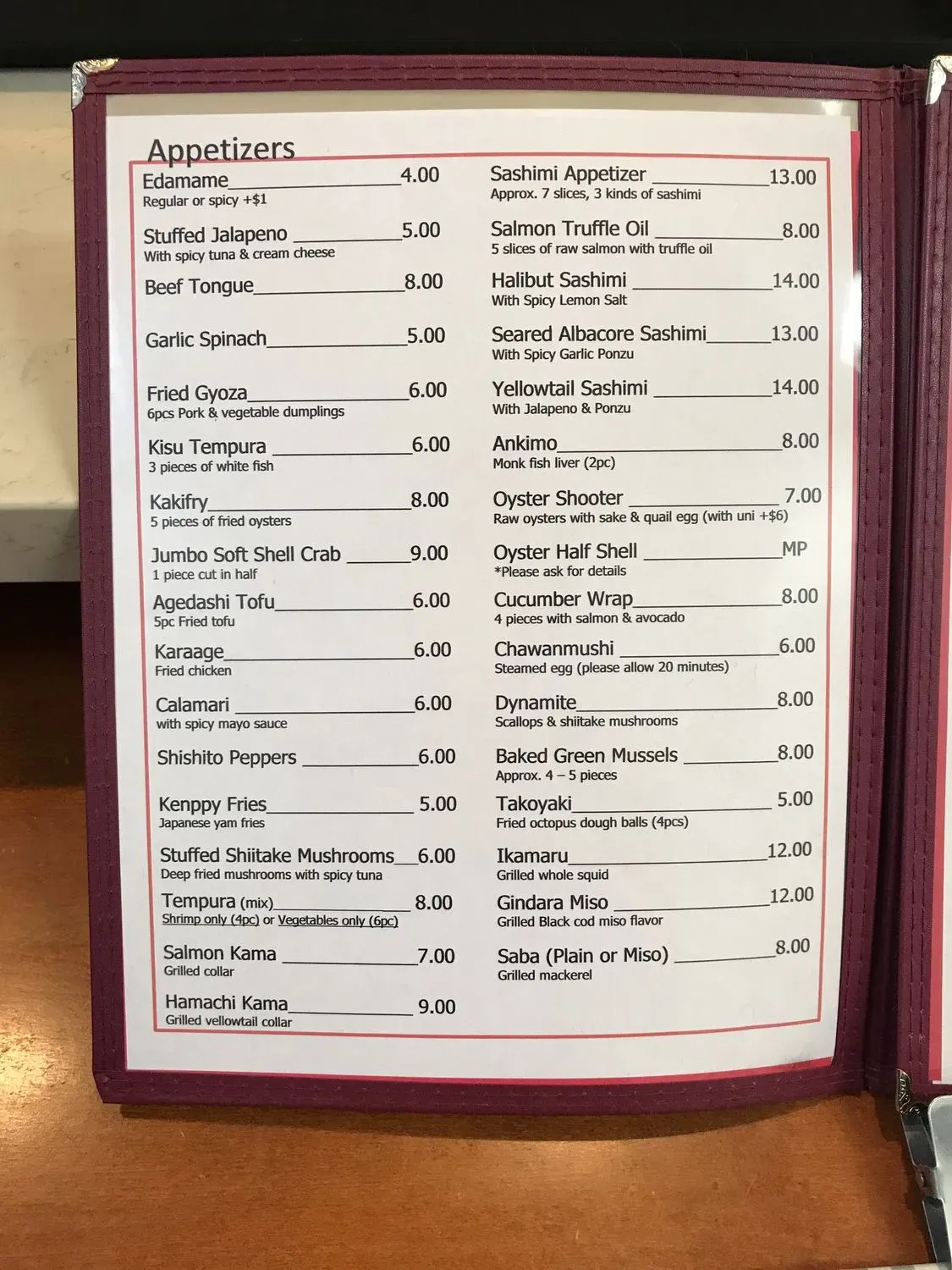 Menu 3