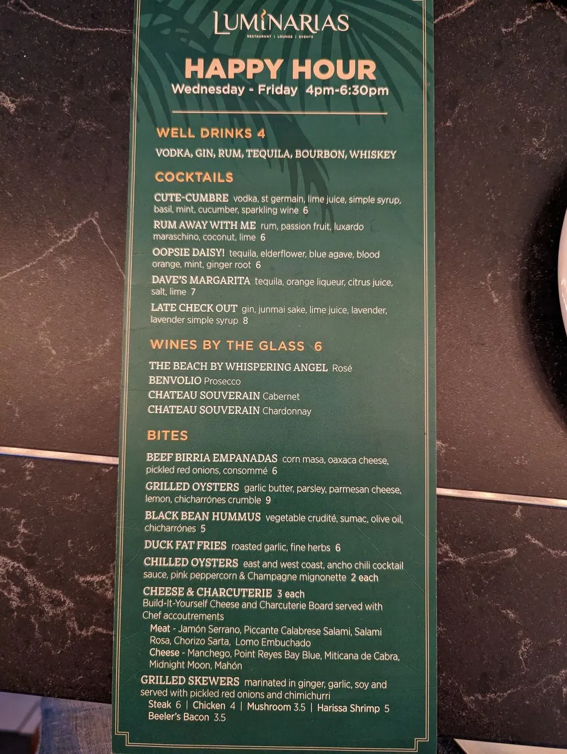 Menu 6