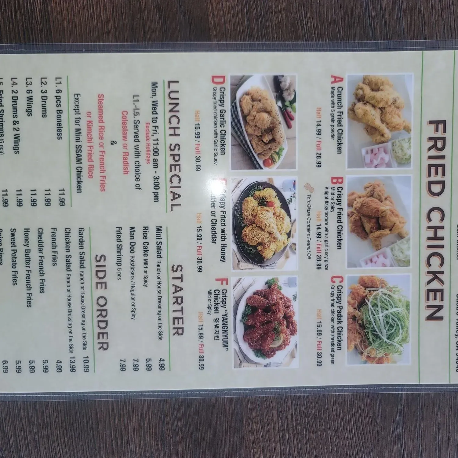 Menu 3