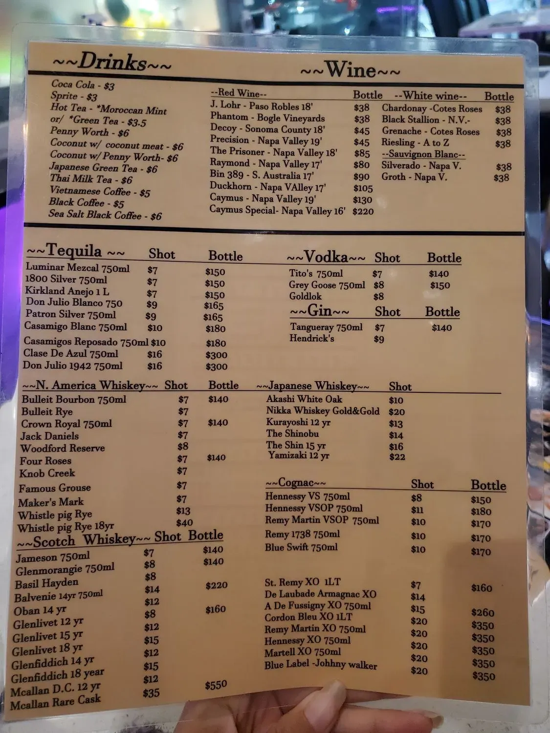 Menu 6