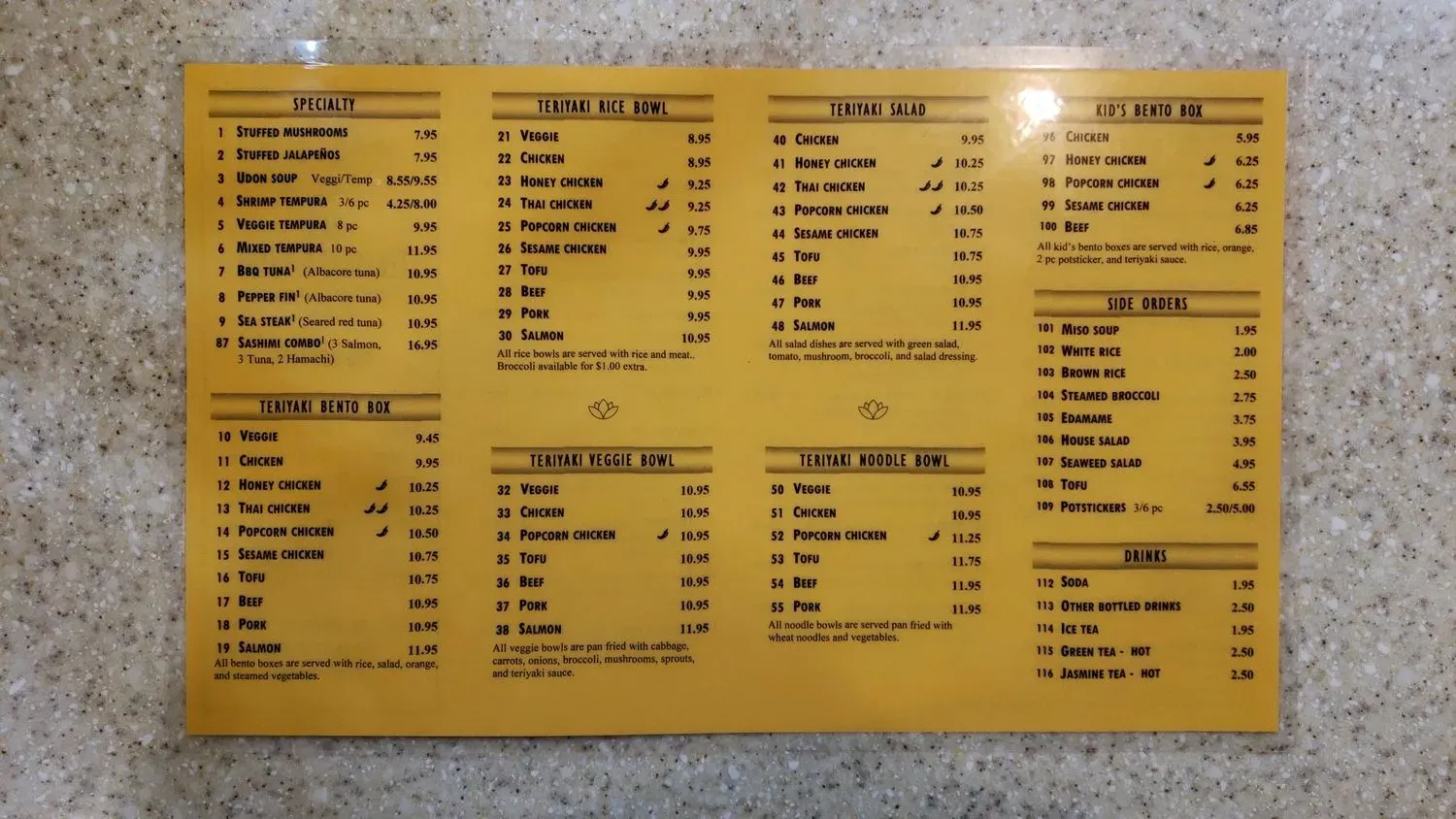 Menu 6