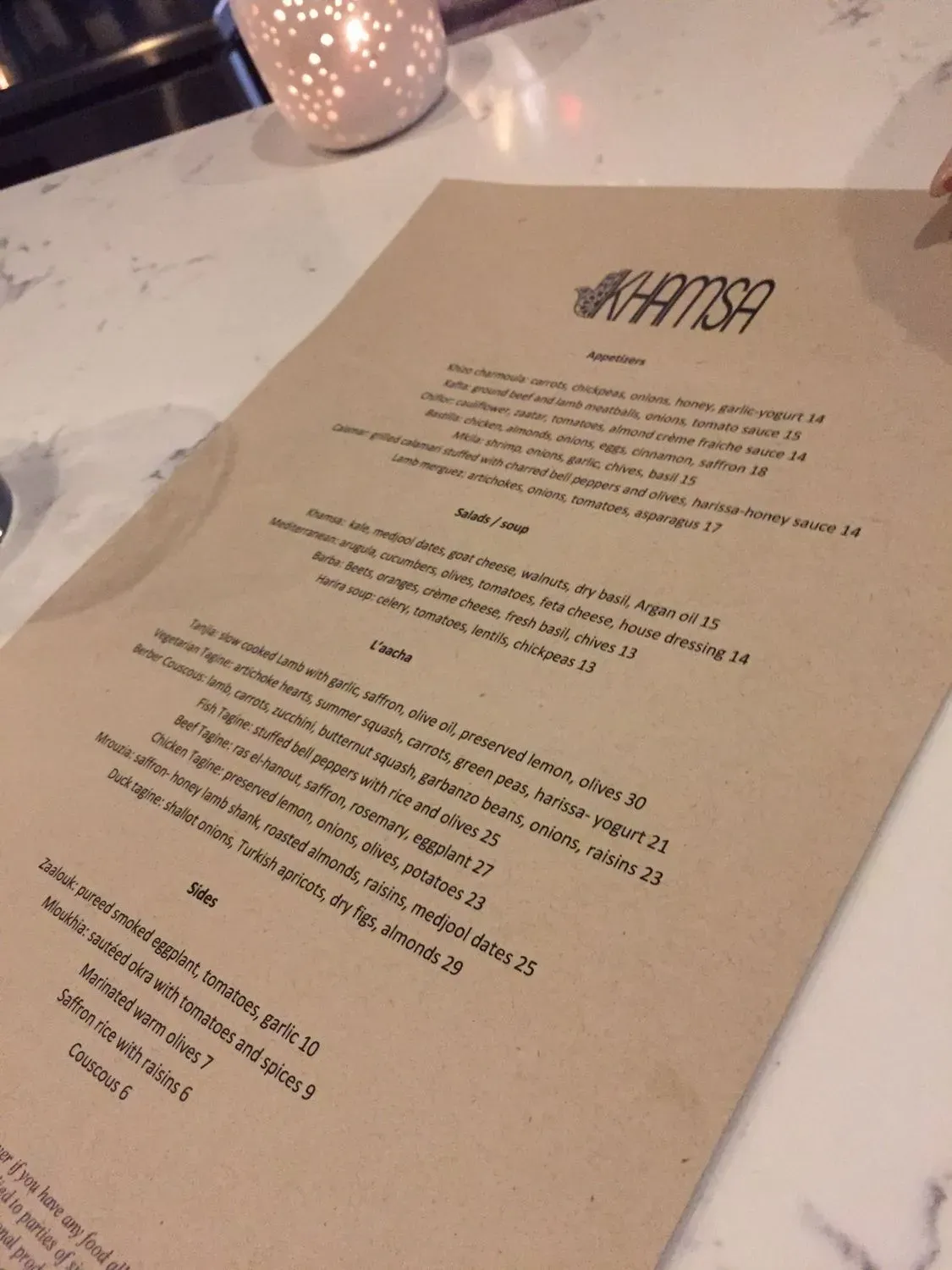 Menu 4