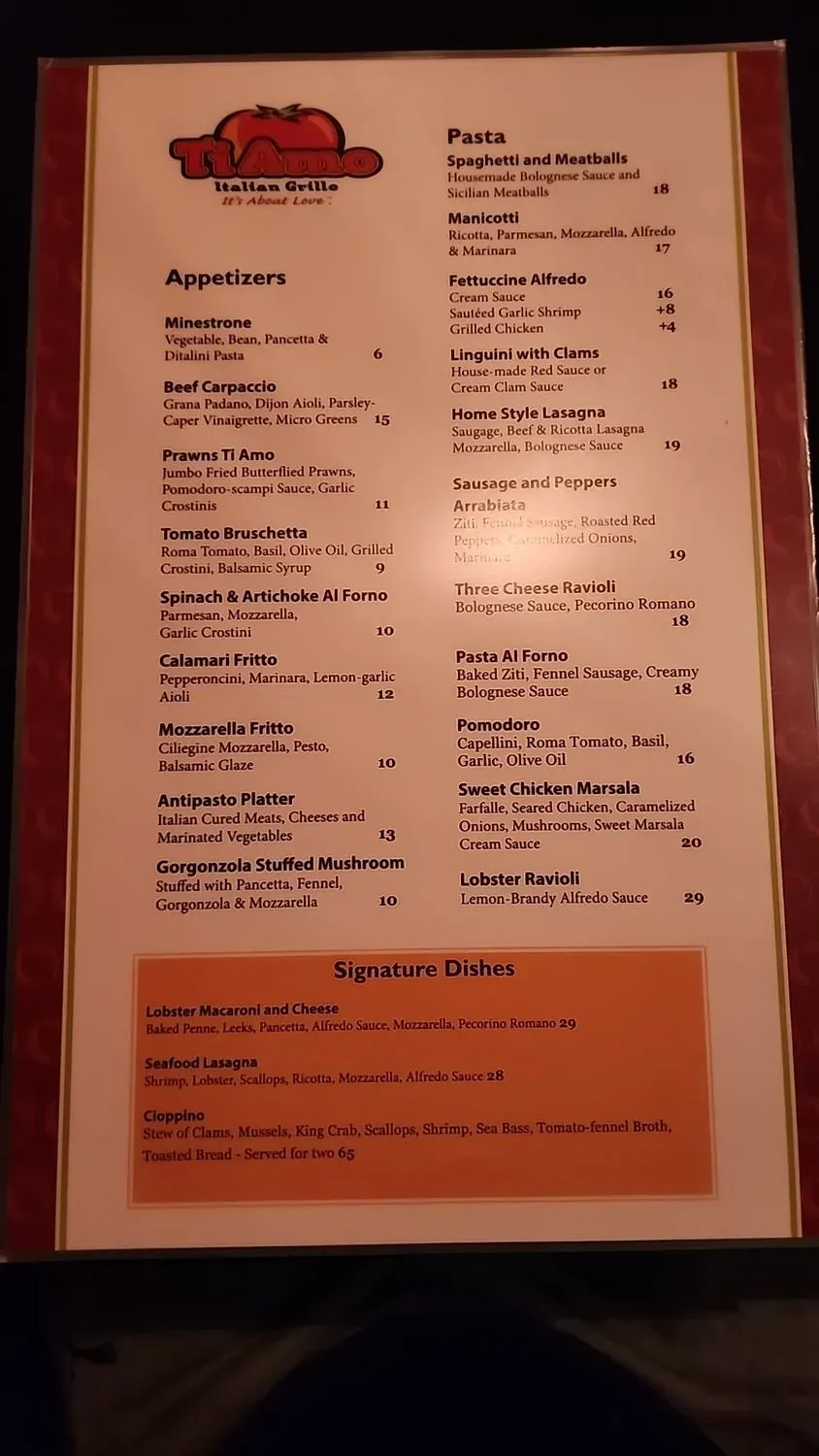 Menu 2