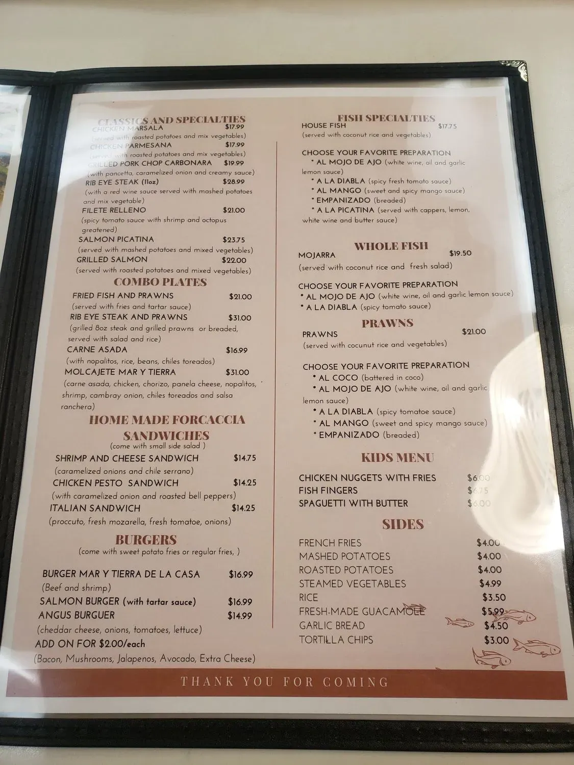 Menu 5