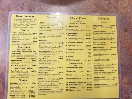 Menu 2