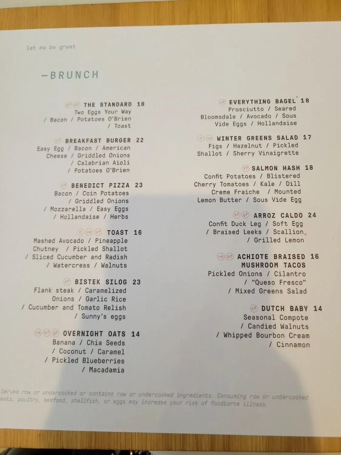 Menu 5