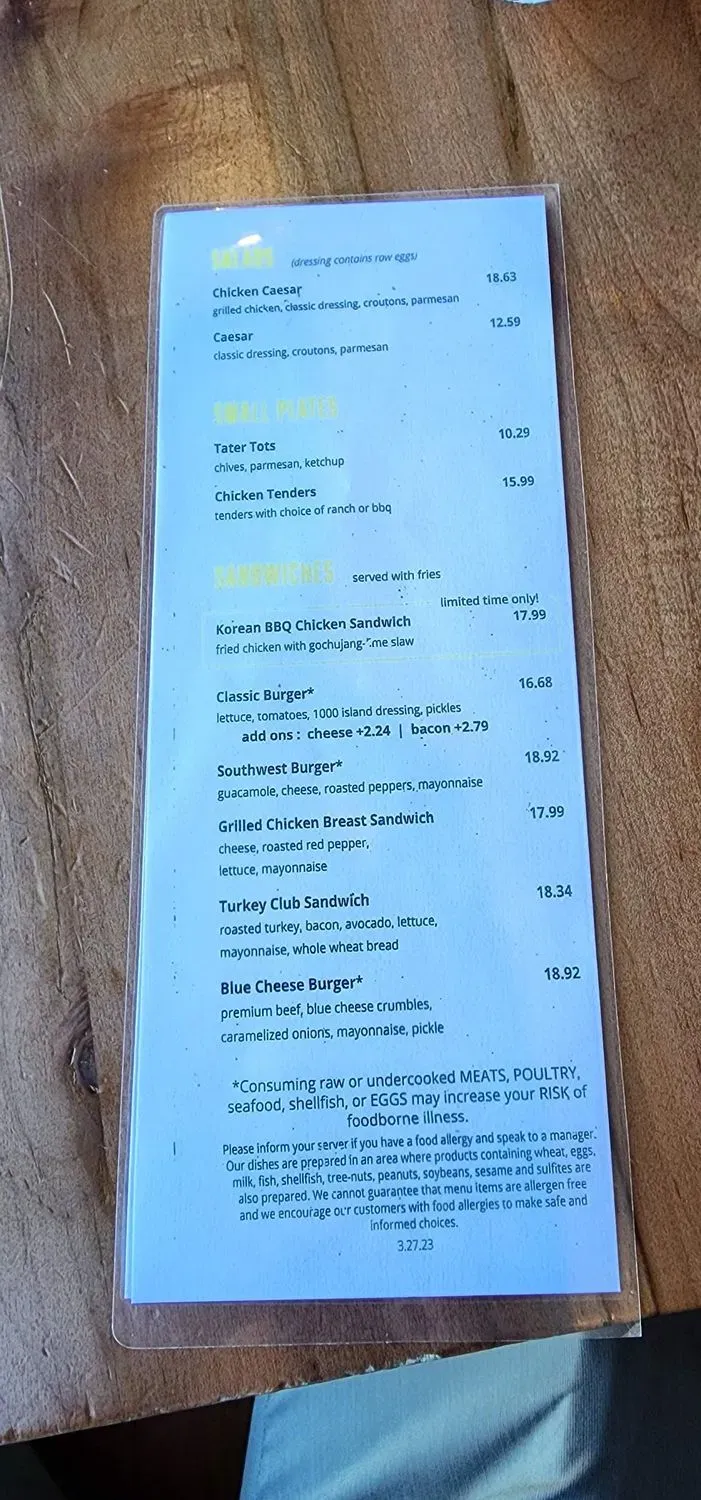 Menu 5