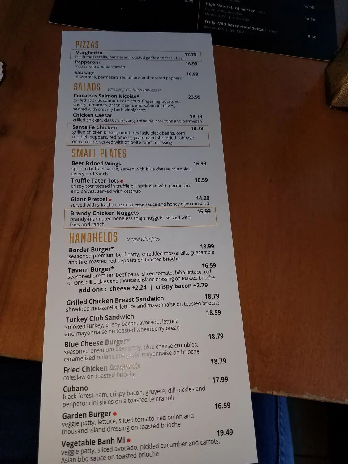 Menu 6