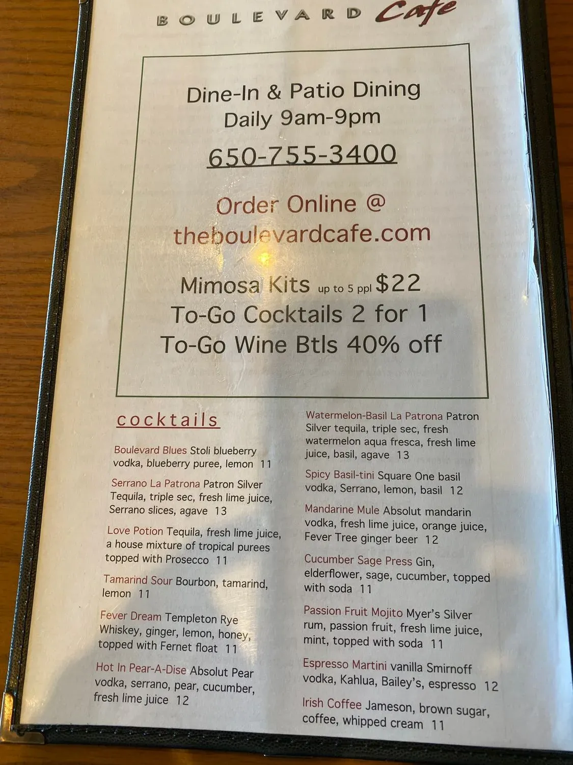 Menu 2