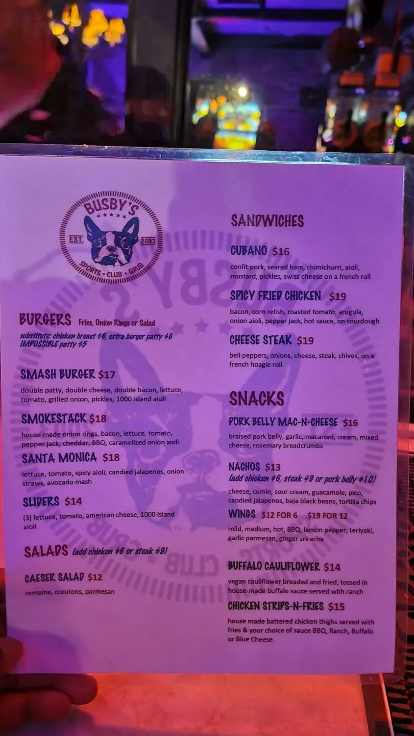 Menu 2