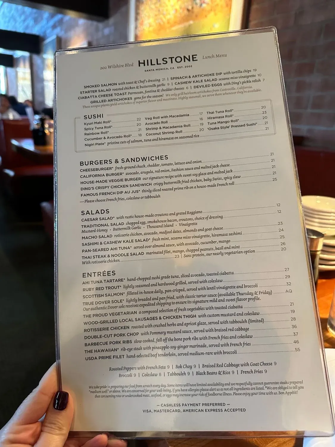 Menu 4