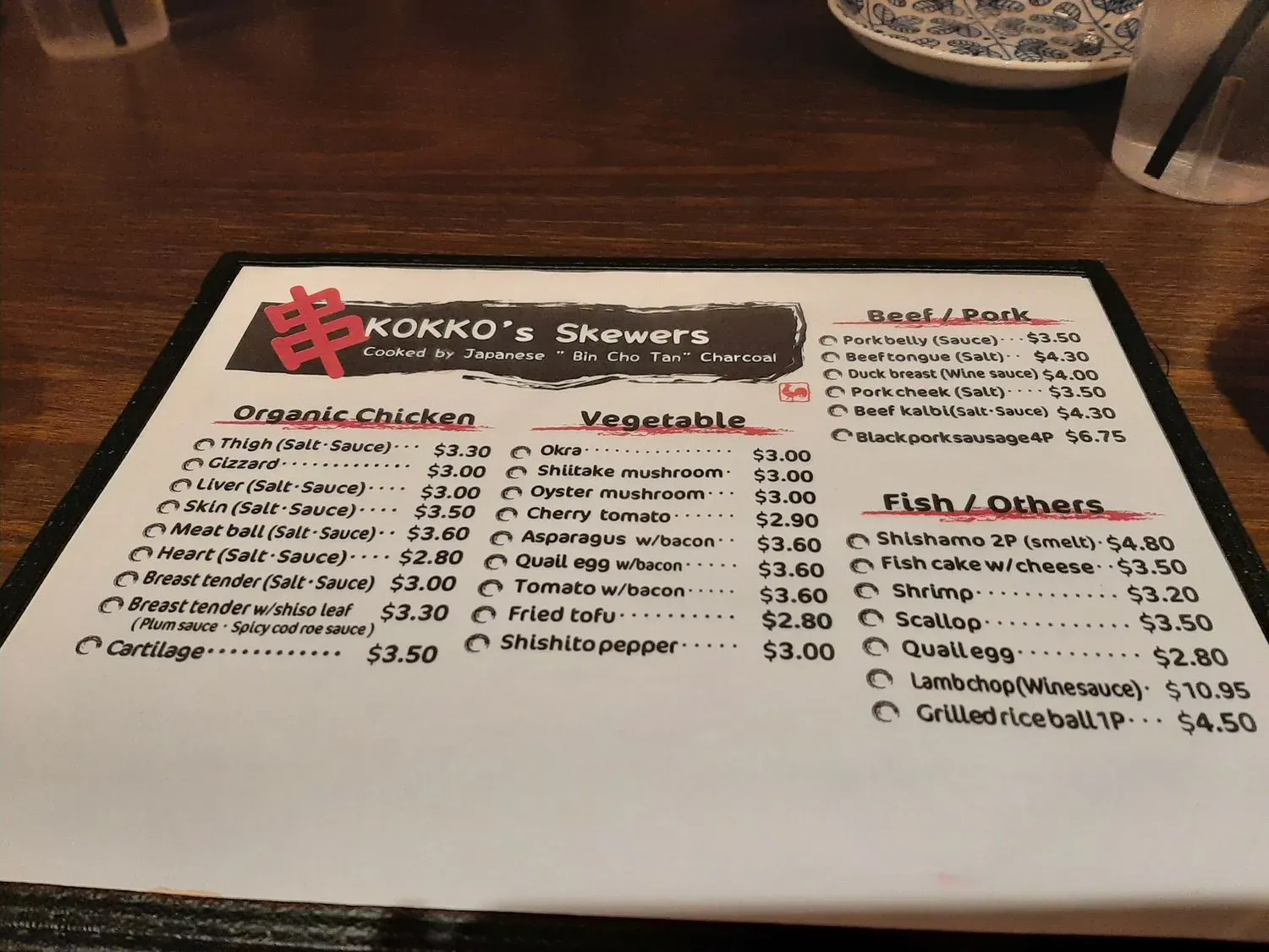 Menu 6