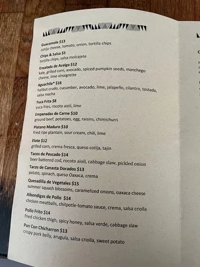 Menu 5