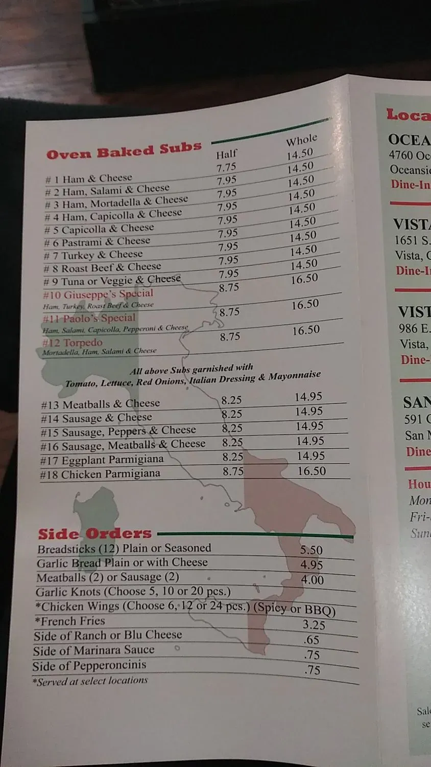 Menu 2