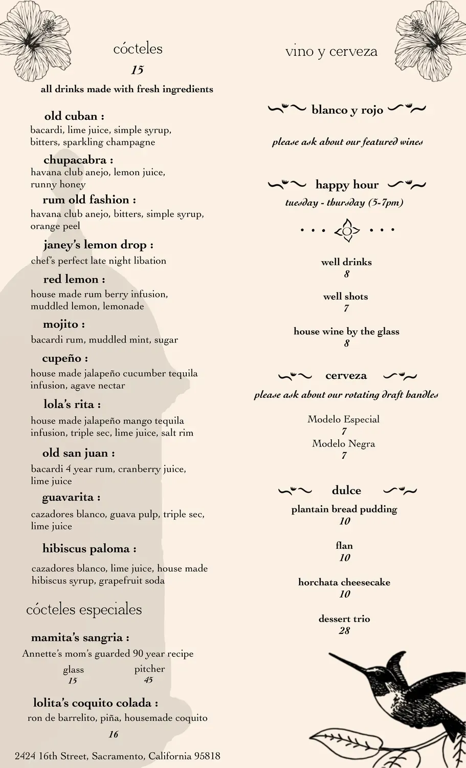 Menu 2