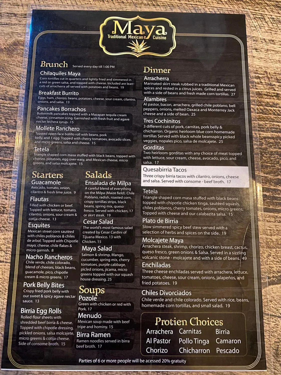 Menu 5