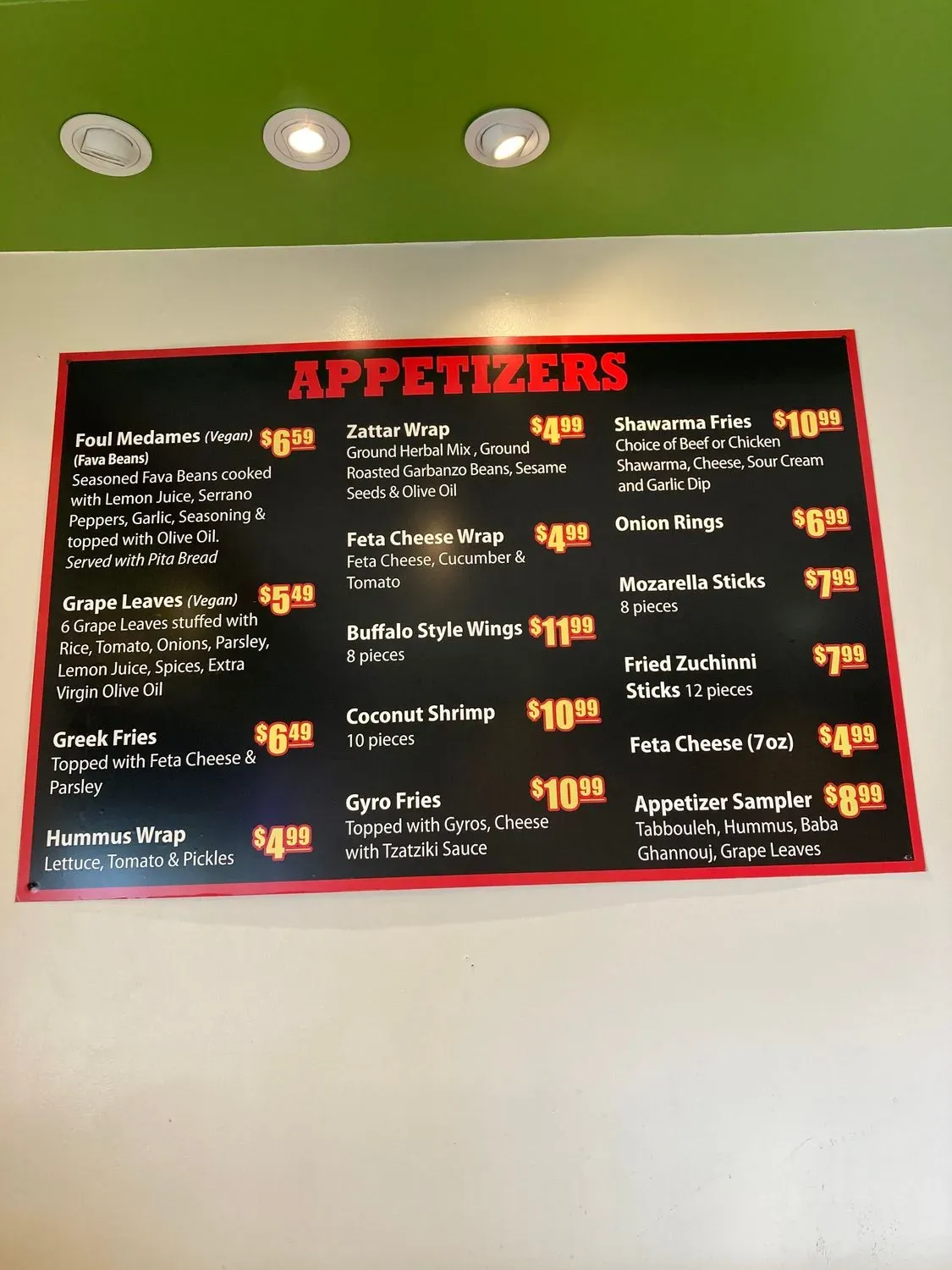 Menu 5