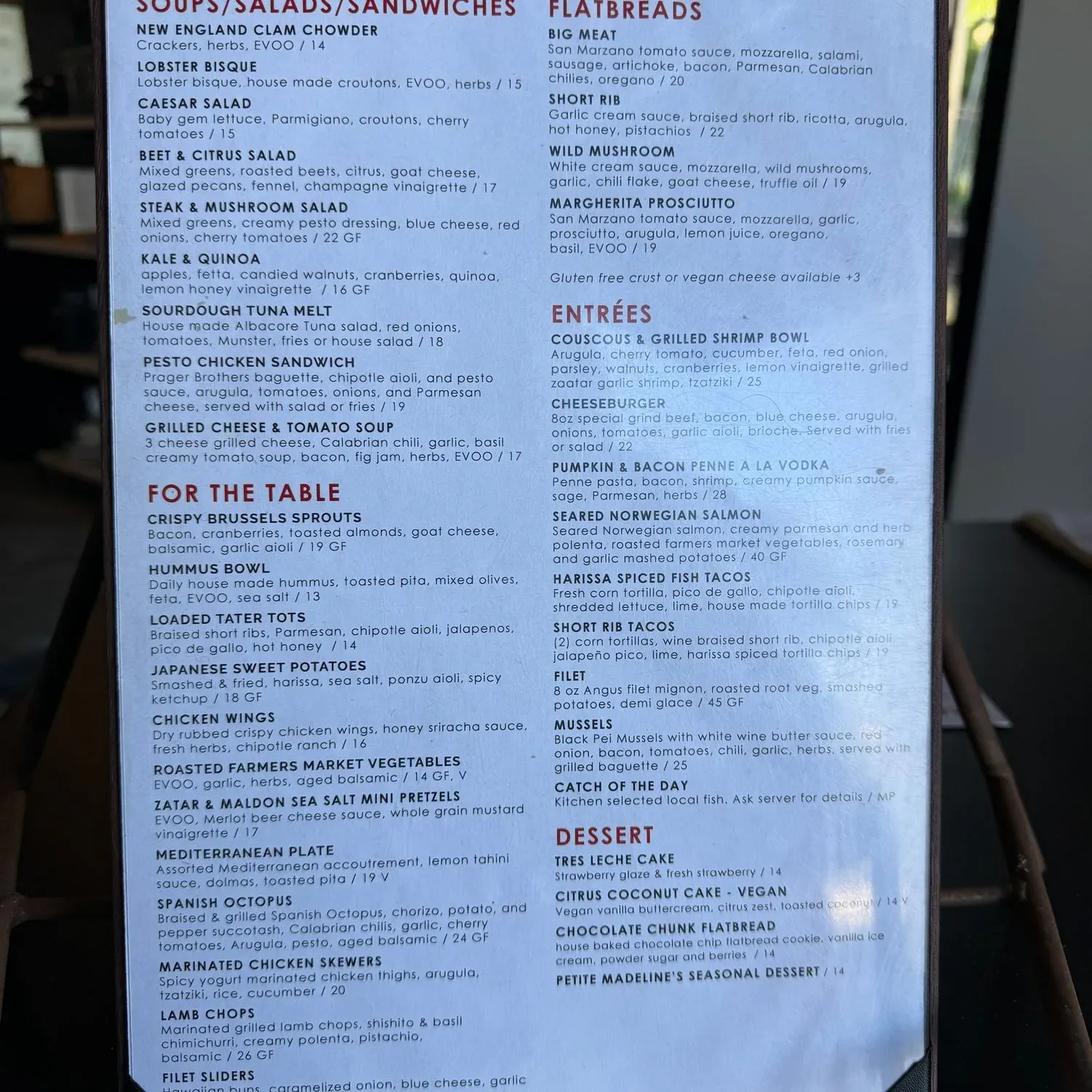 Menu 2