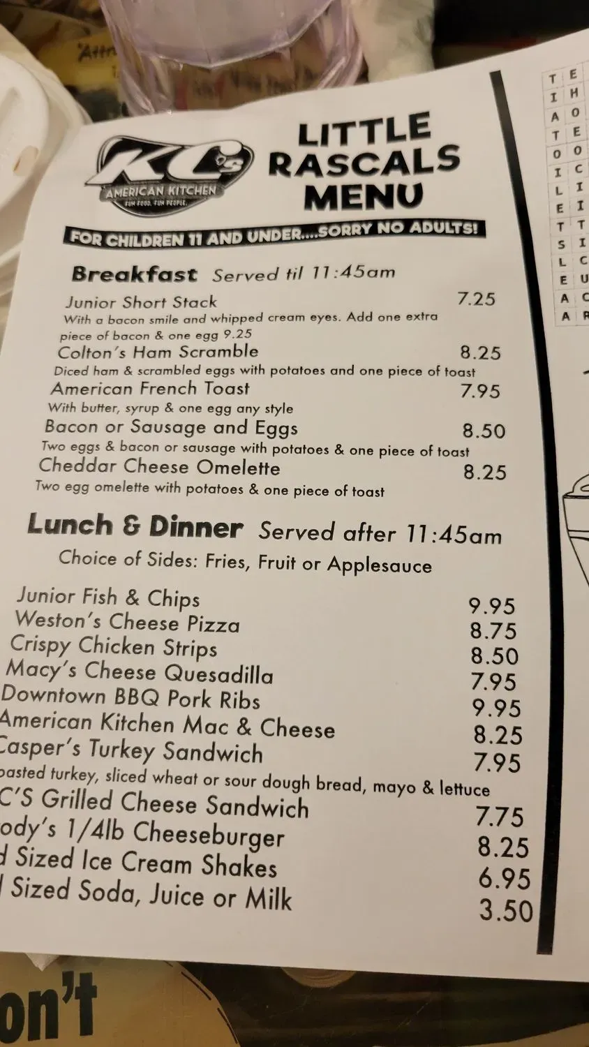 Menu 2