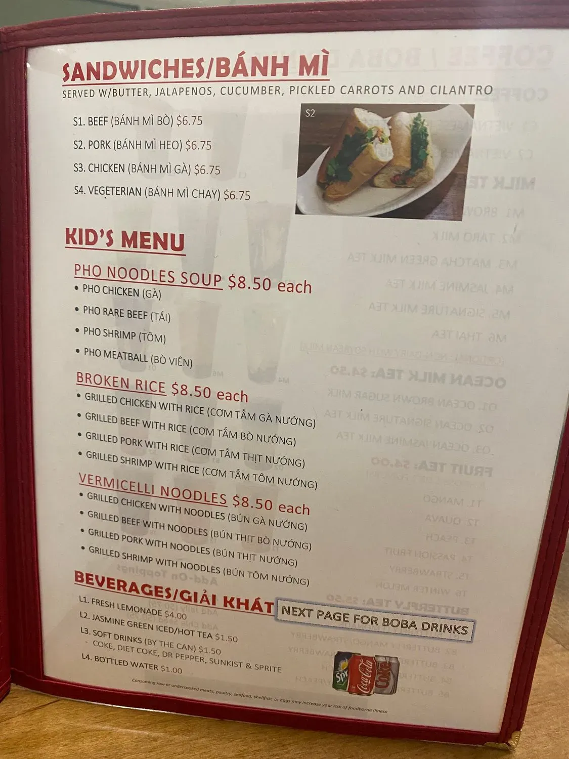 Menu 6