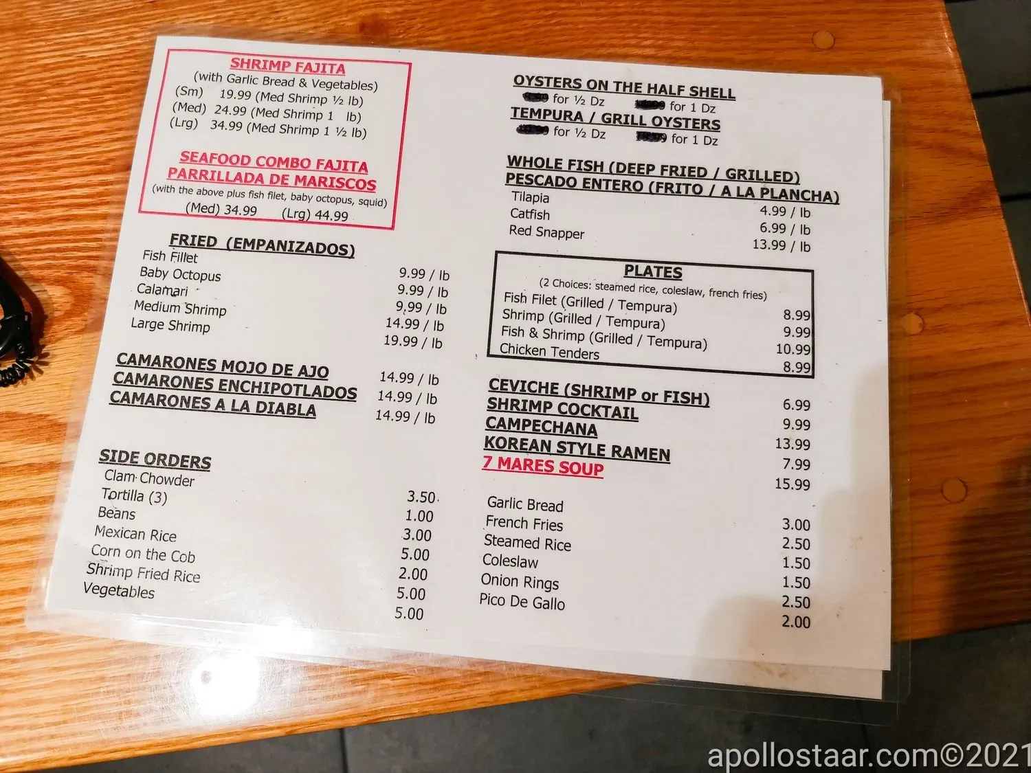 Menu 5