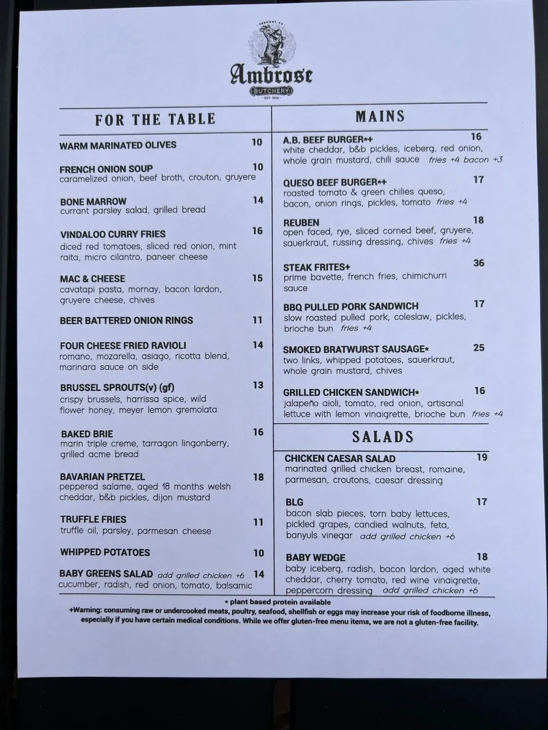 Menu 2