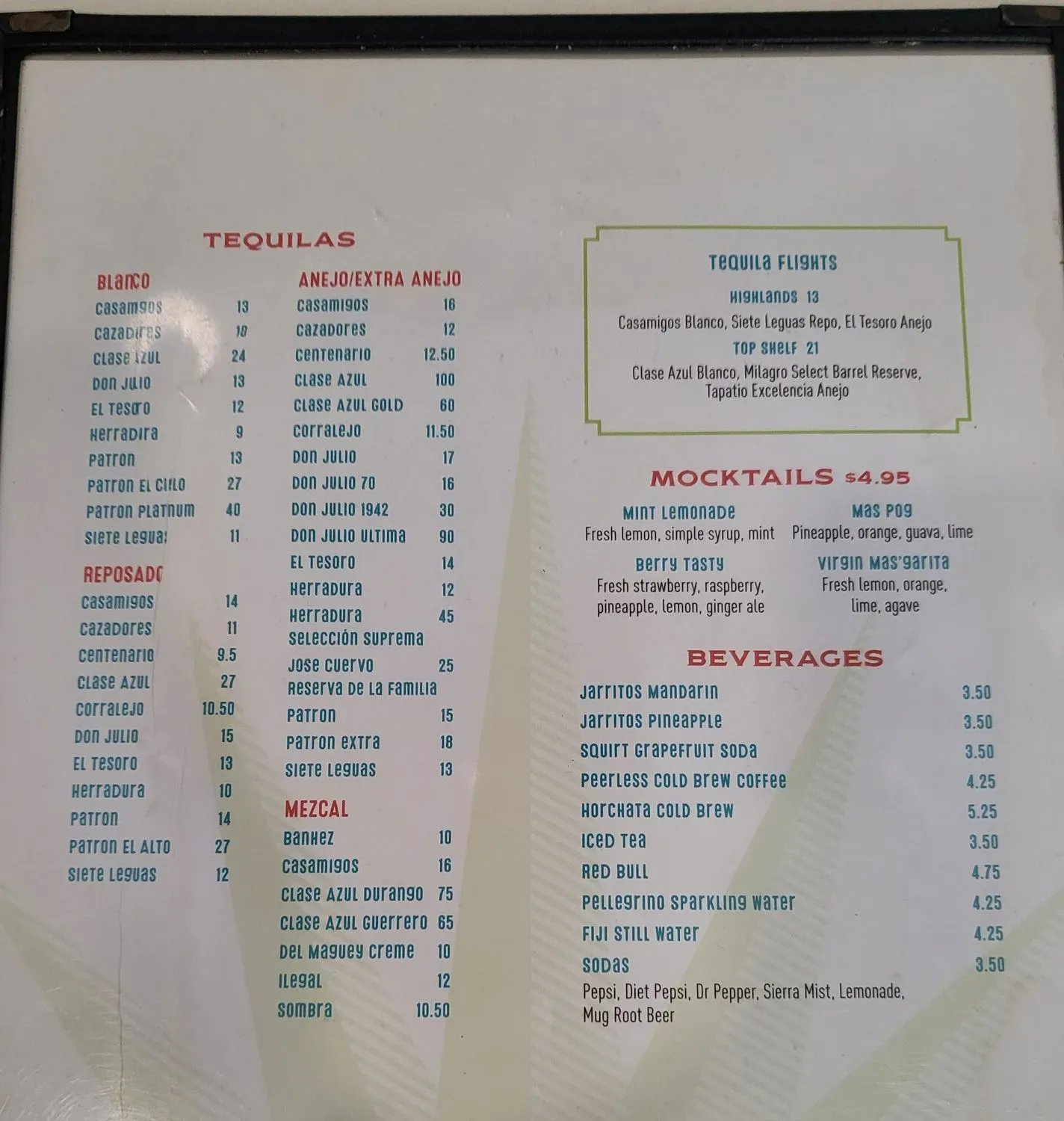 Menu 6