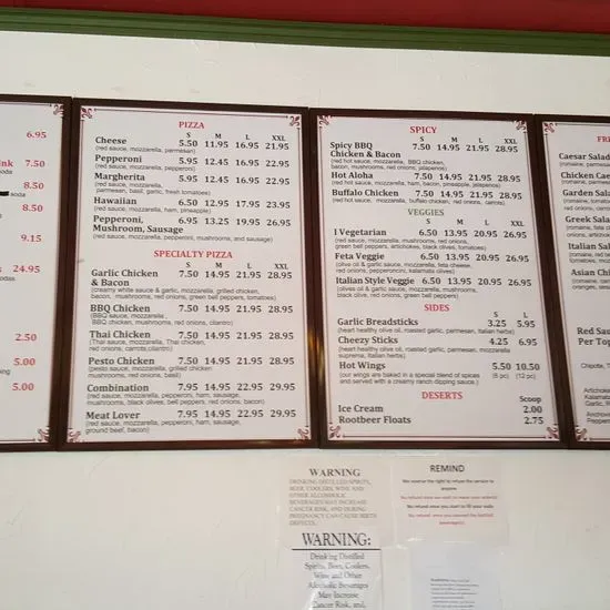 Menu 3