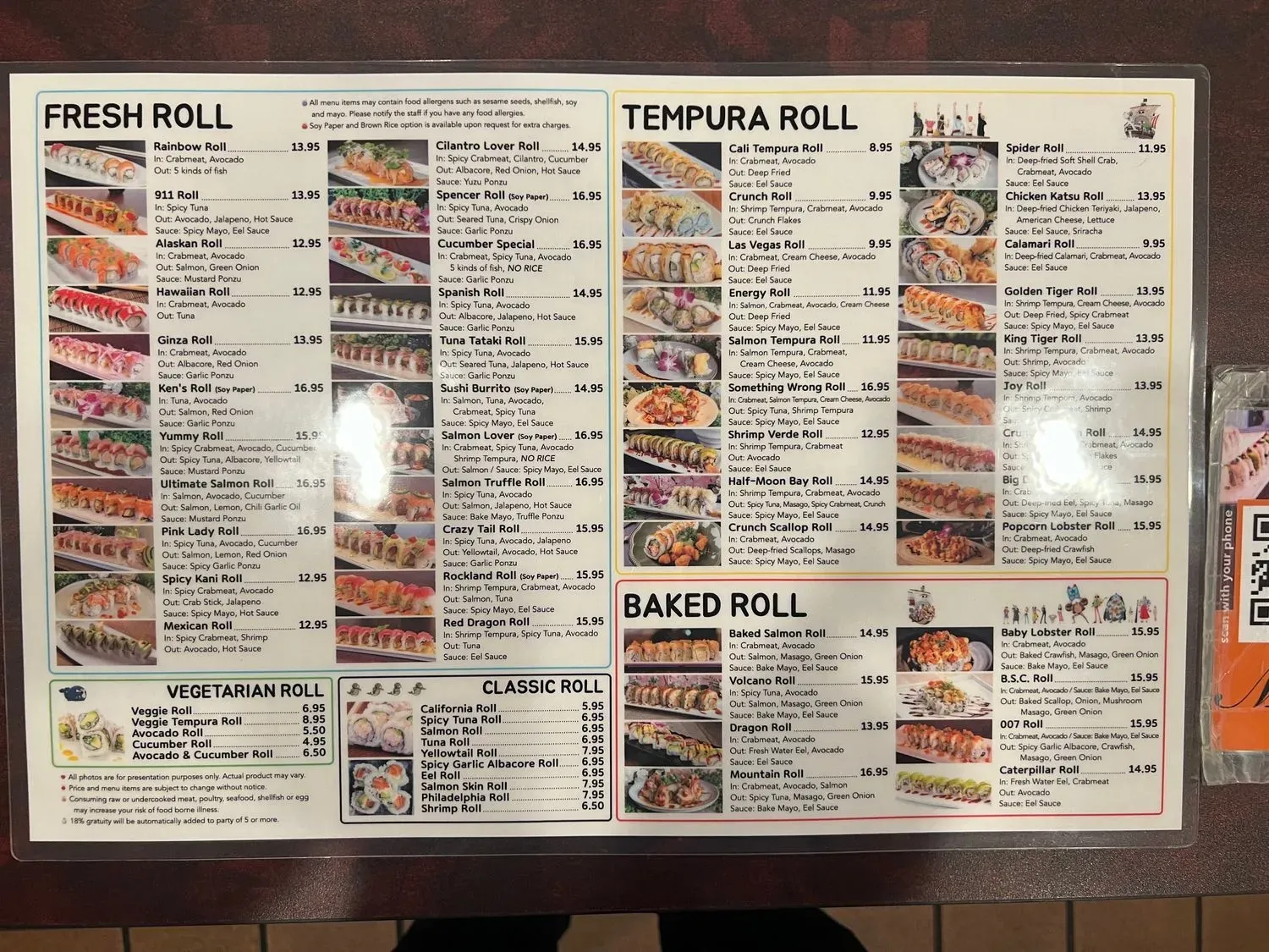 Menu 6