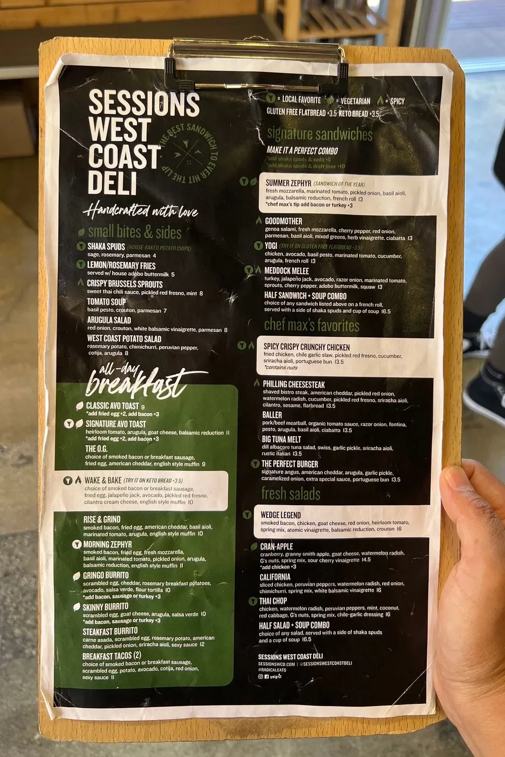 Menu 5