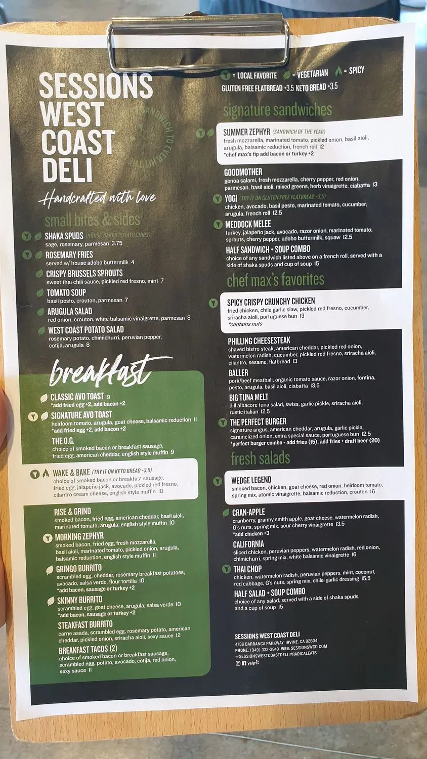 Menu 6