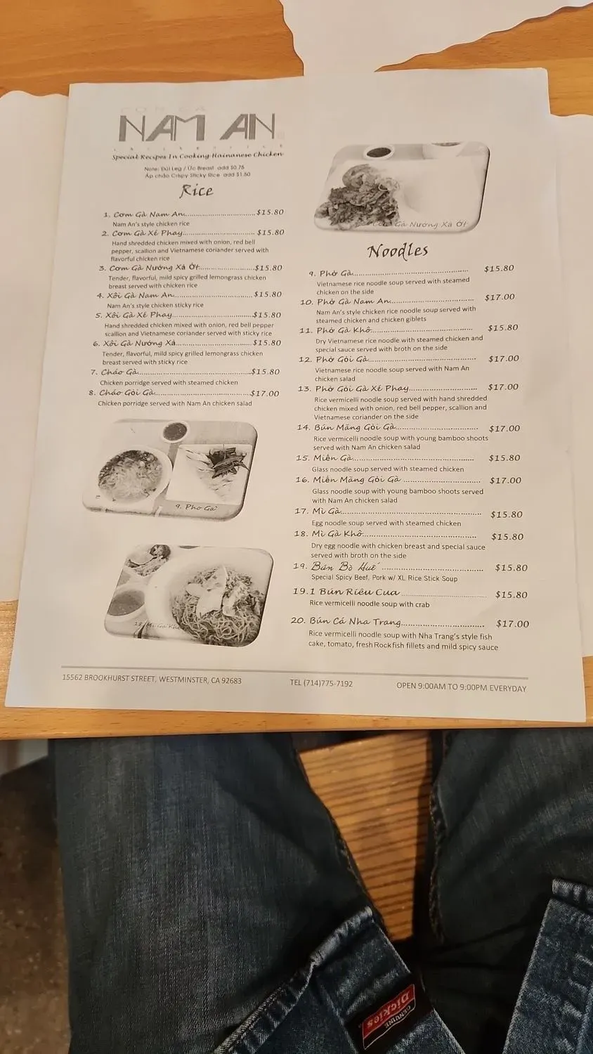 Menu 5