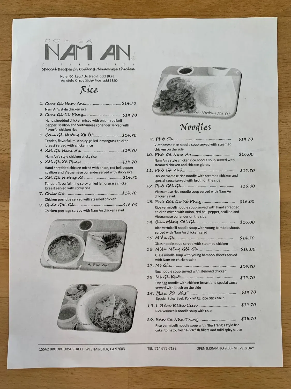 Menu 4