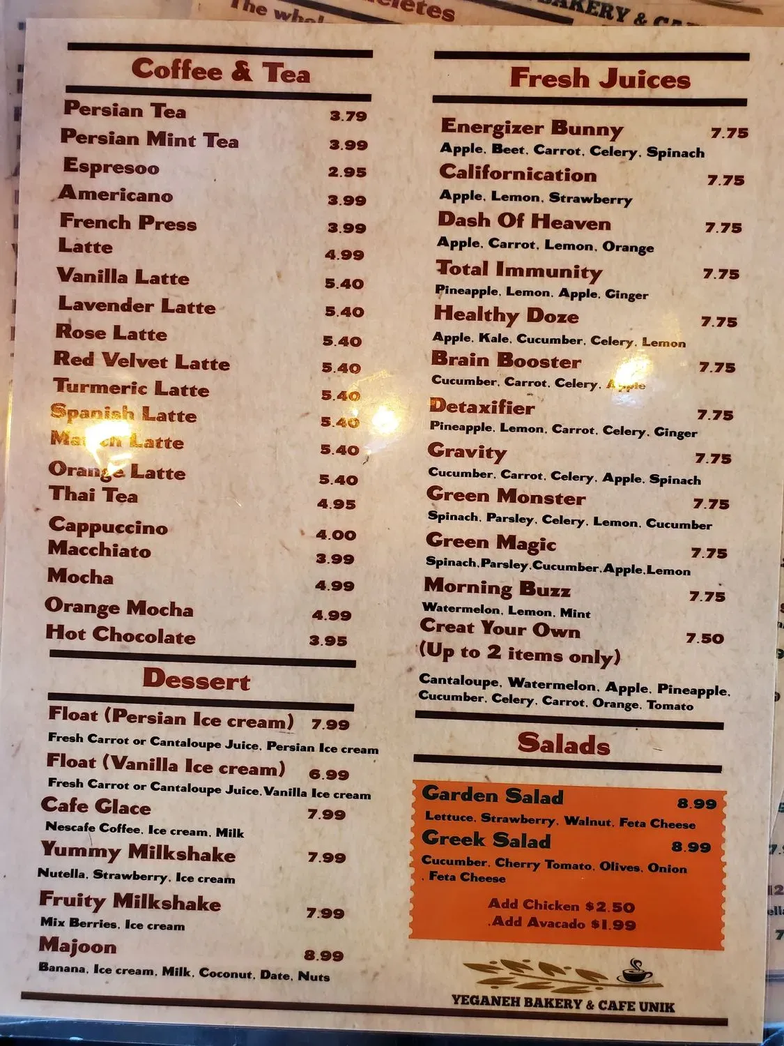 Menu 3