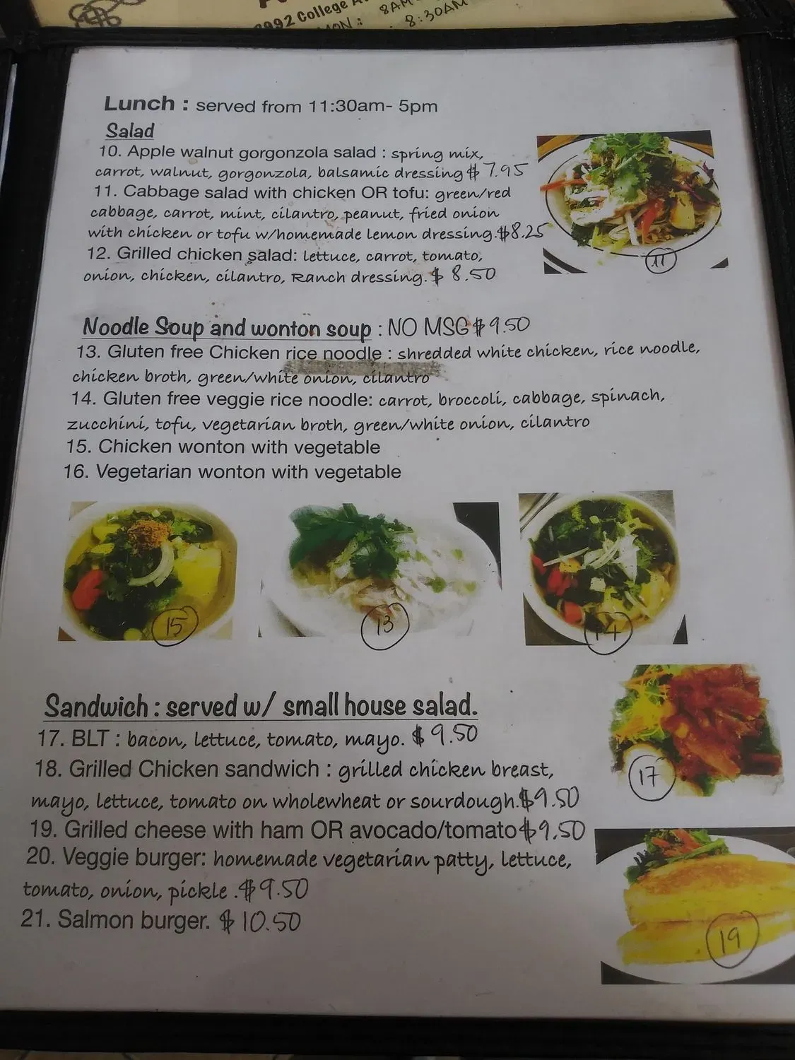 Menu 6