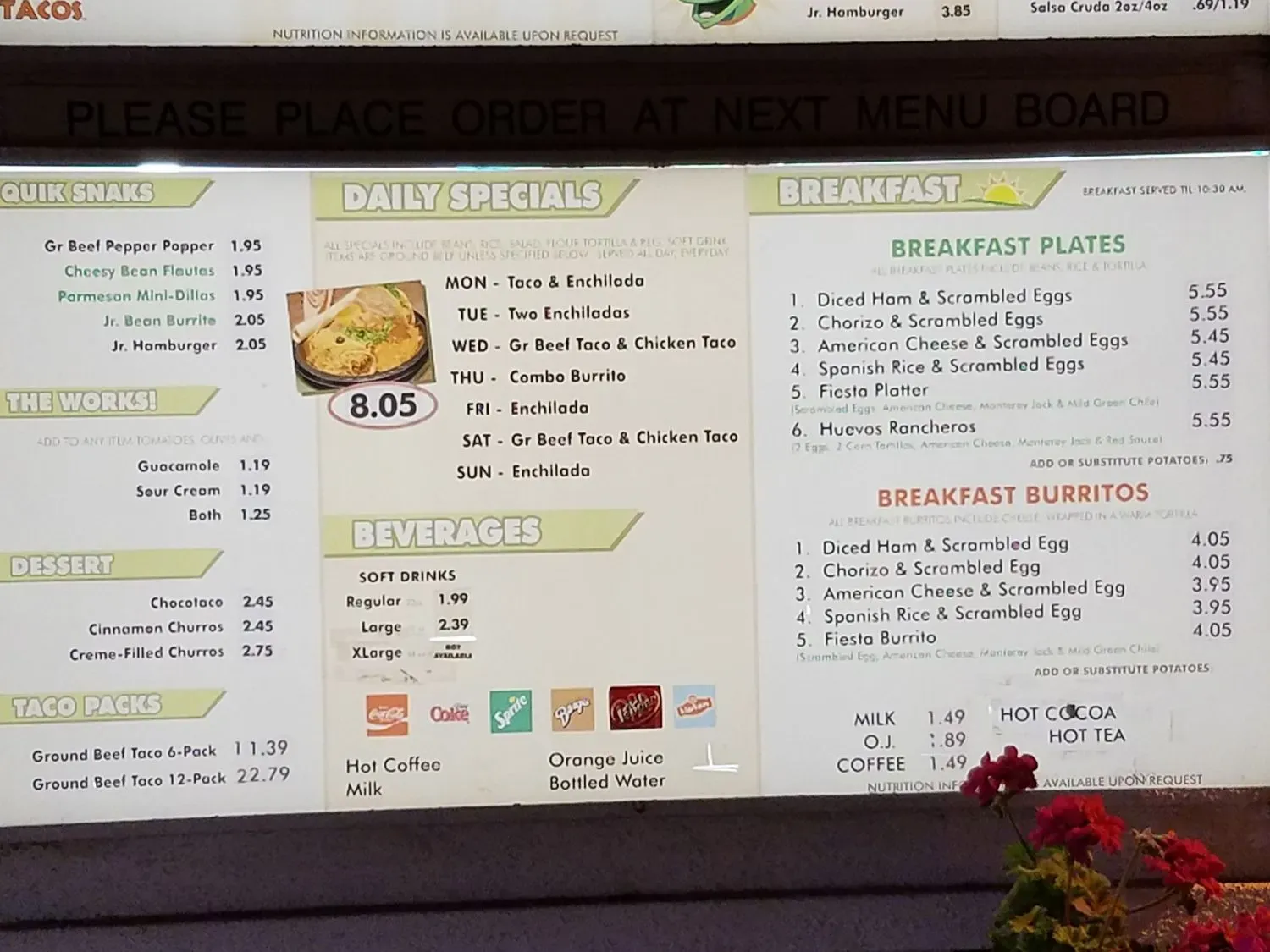 Menu 3