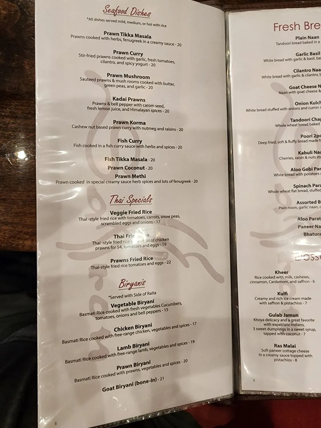 Menu 6