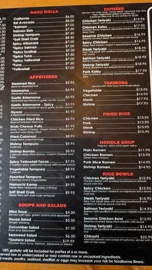 Menu 6