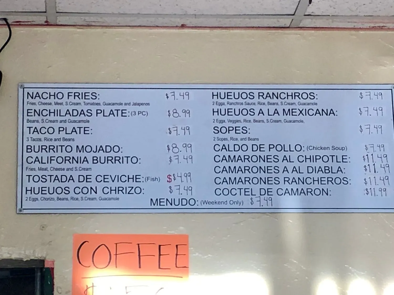 Menu 5