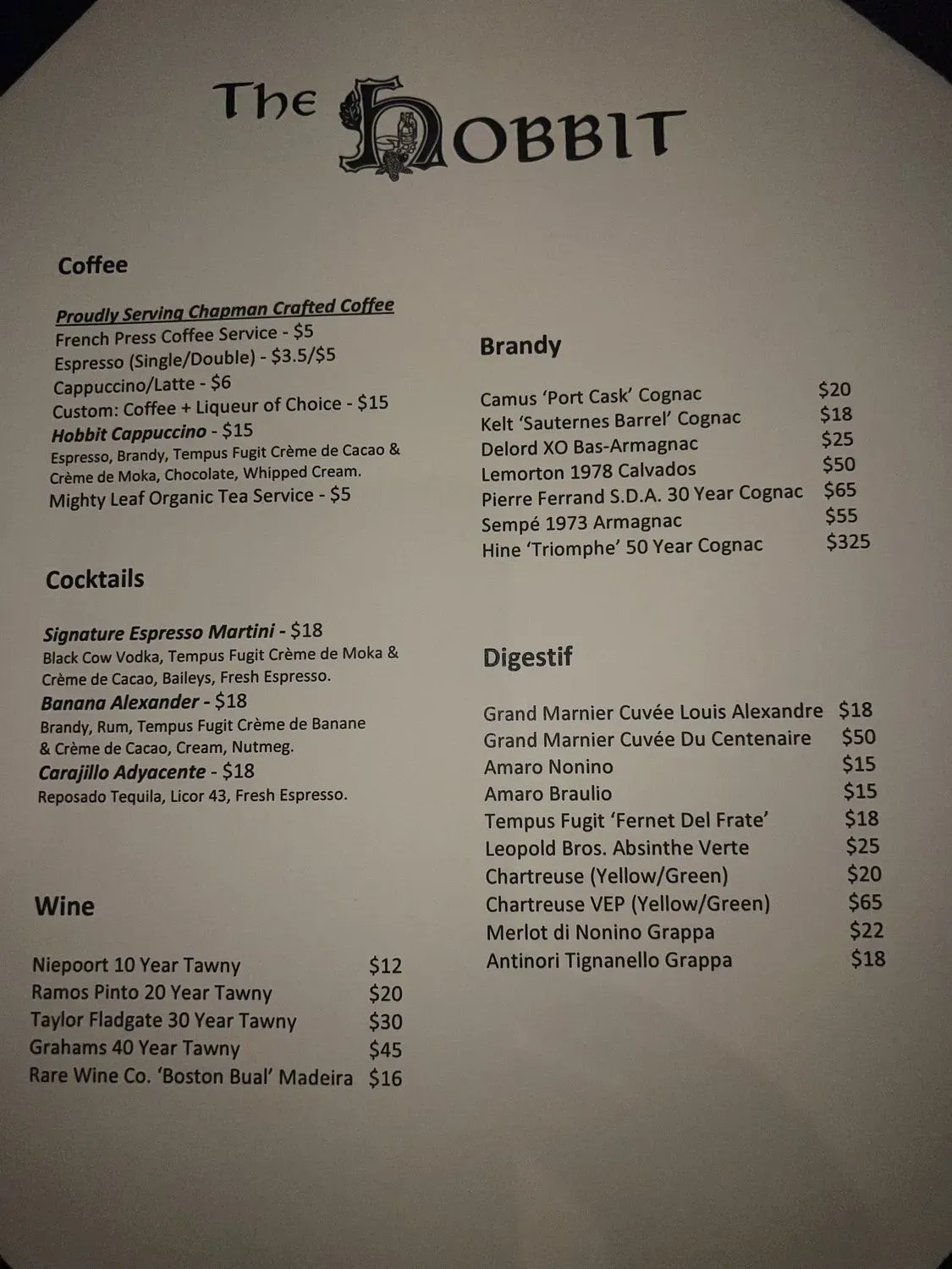 Menu 2