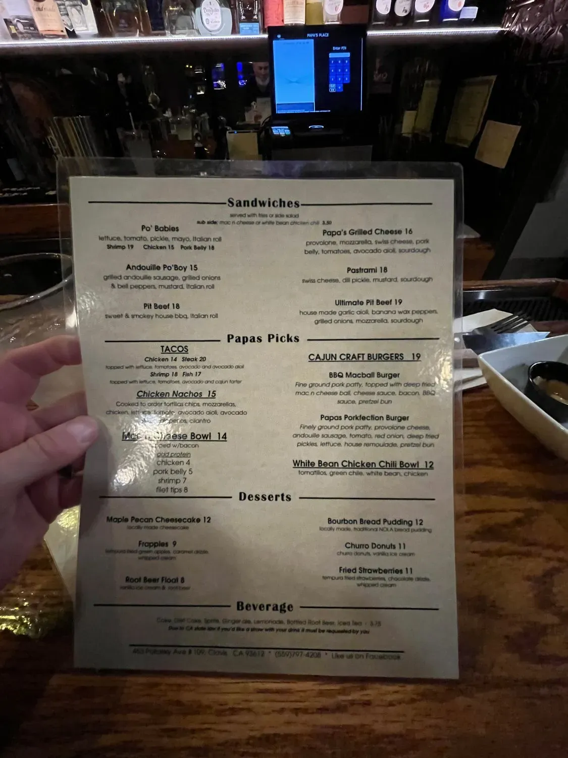 Menu 3