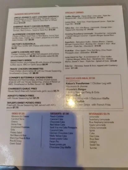 Menu 5