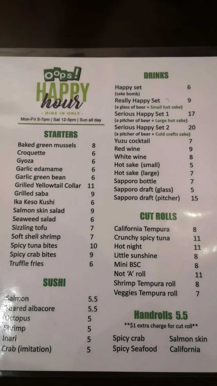 Menu 2