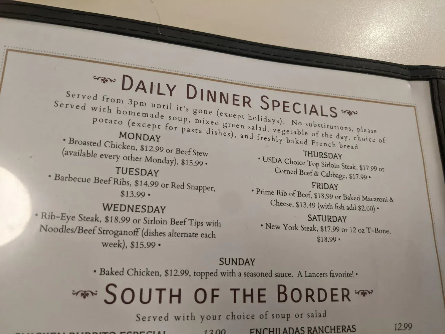 Menu 6